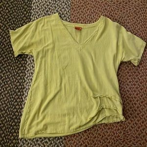 Oh my gauze about size medium neon green shirt.